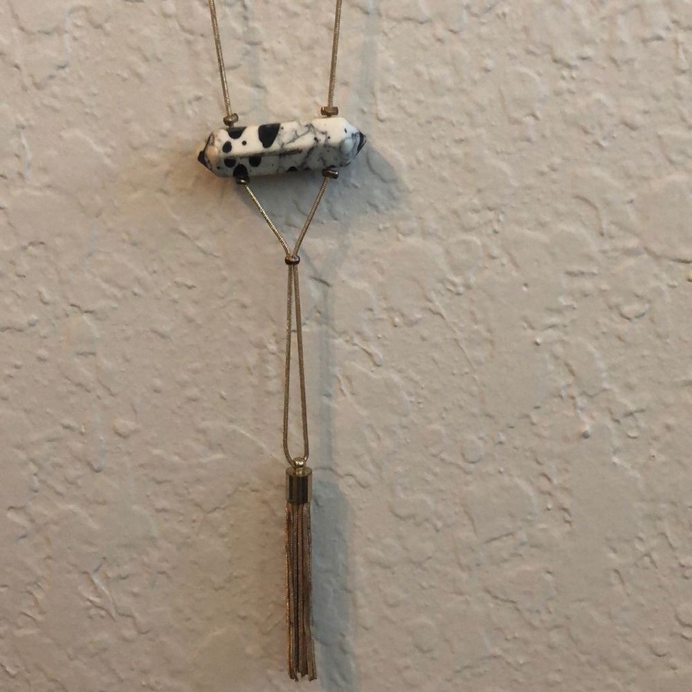 Dalmatian Stone Necklace